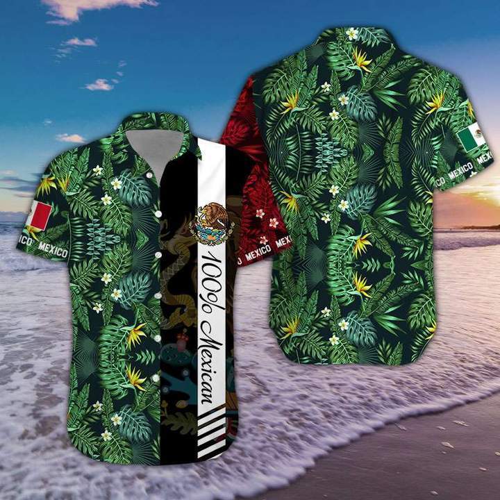 100 Mexican Hawaiian Shirt Pre10412