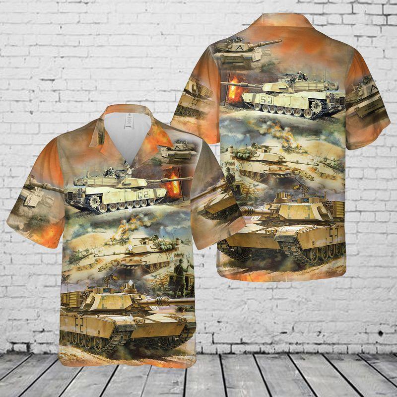 Abrams Tank Hawaiian Shirt Pre11490