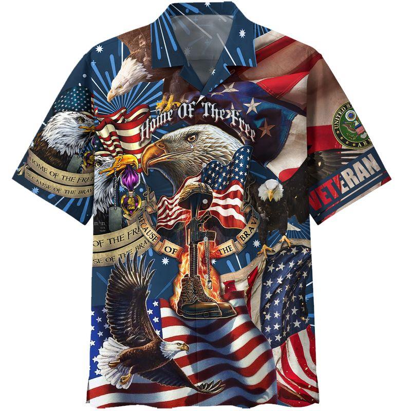 Army Veteran Hawaiian Shirt Pre10779, Hawaiian shirt, beach shorts, One ...