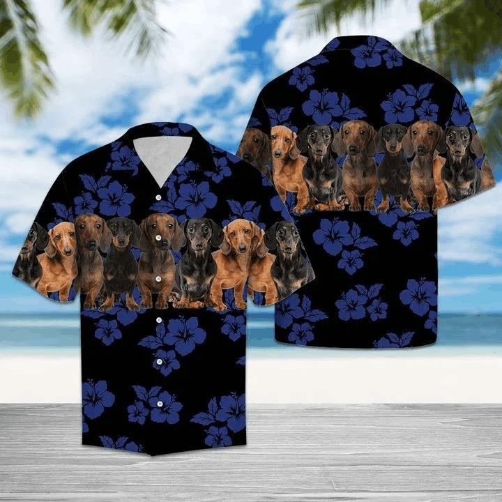Awesome Dachshund Hawaiian Shirt Pre13553