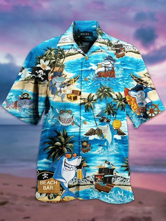 Coconut Tree Vintage Hawaiian Shirt Pre13372