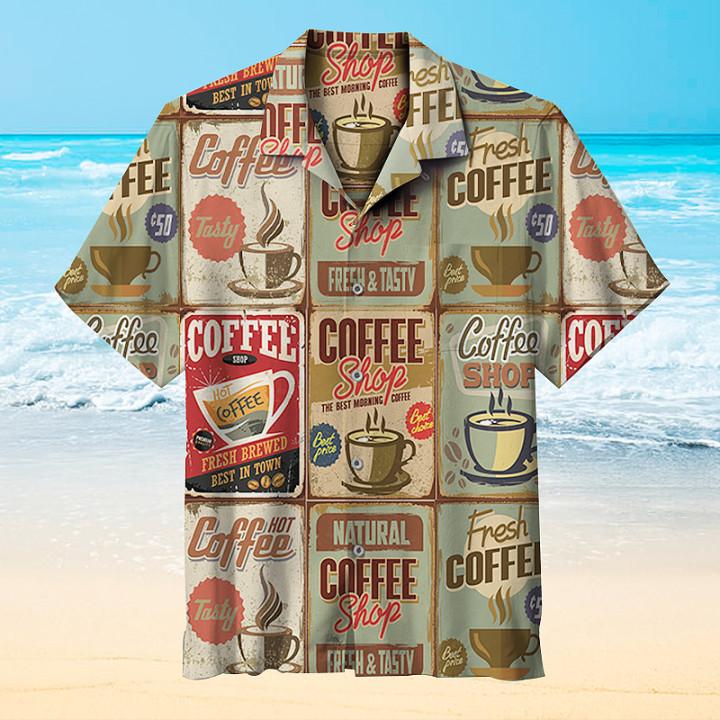 Coffee Hawaiian Shirt Pre10321