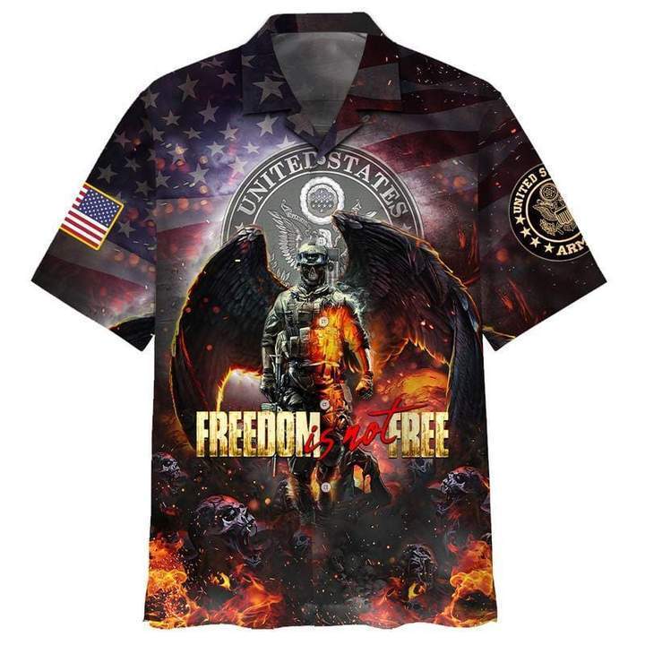 Freedom Is Not Free Veteran Memorial Hawaiian Shirt Pre13107