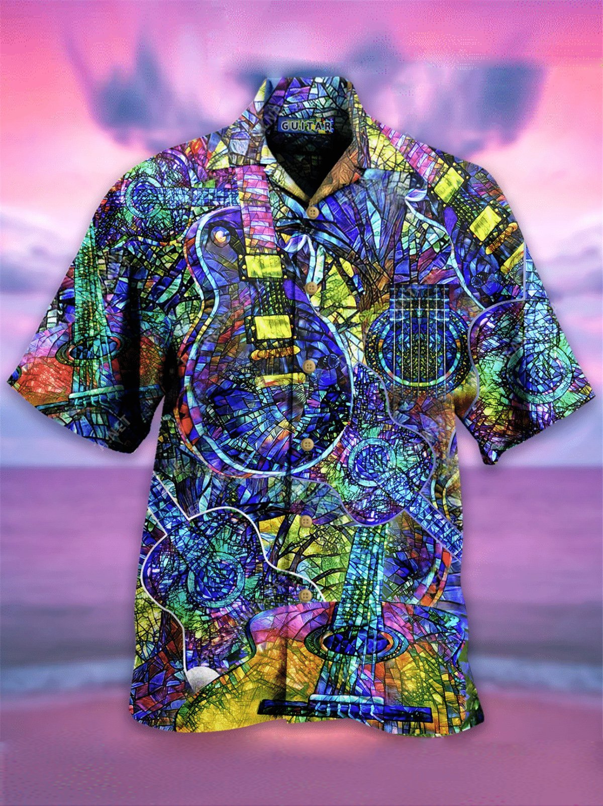 Guitar Hawaiian Shirt Pre11509