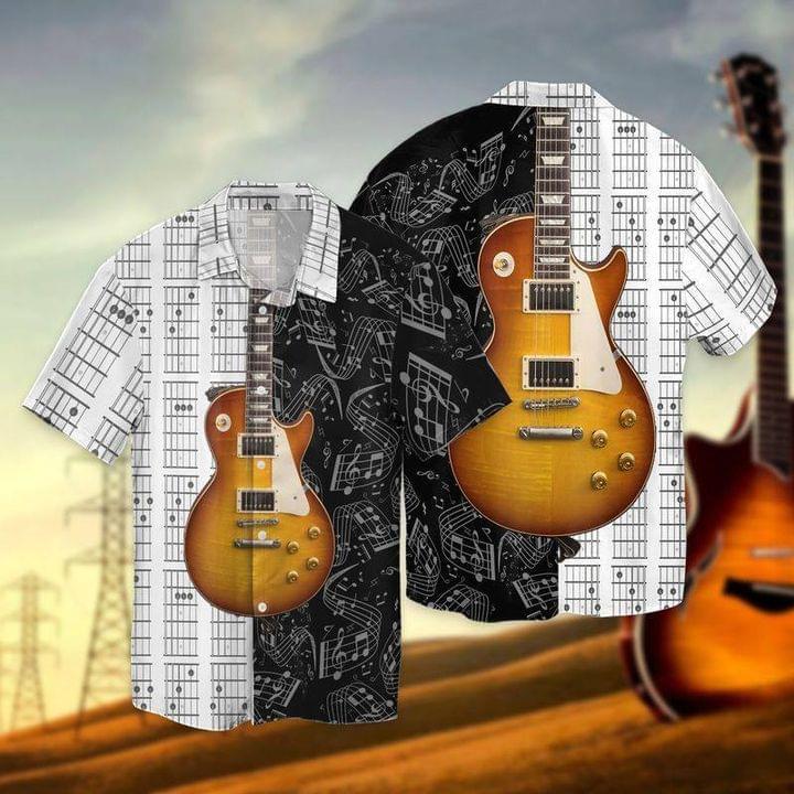 Guitar Hawaiian Shirt Pre13023