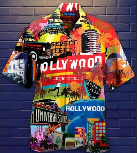 Hollywood Hawaiian Shirt Pre11655