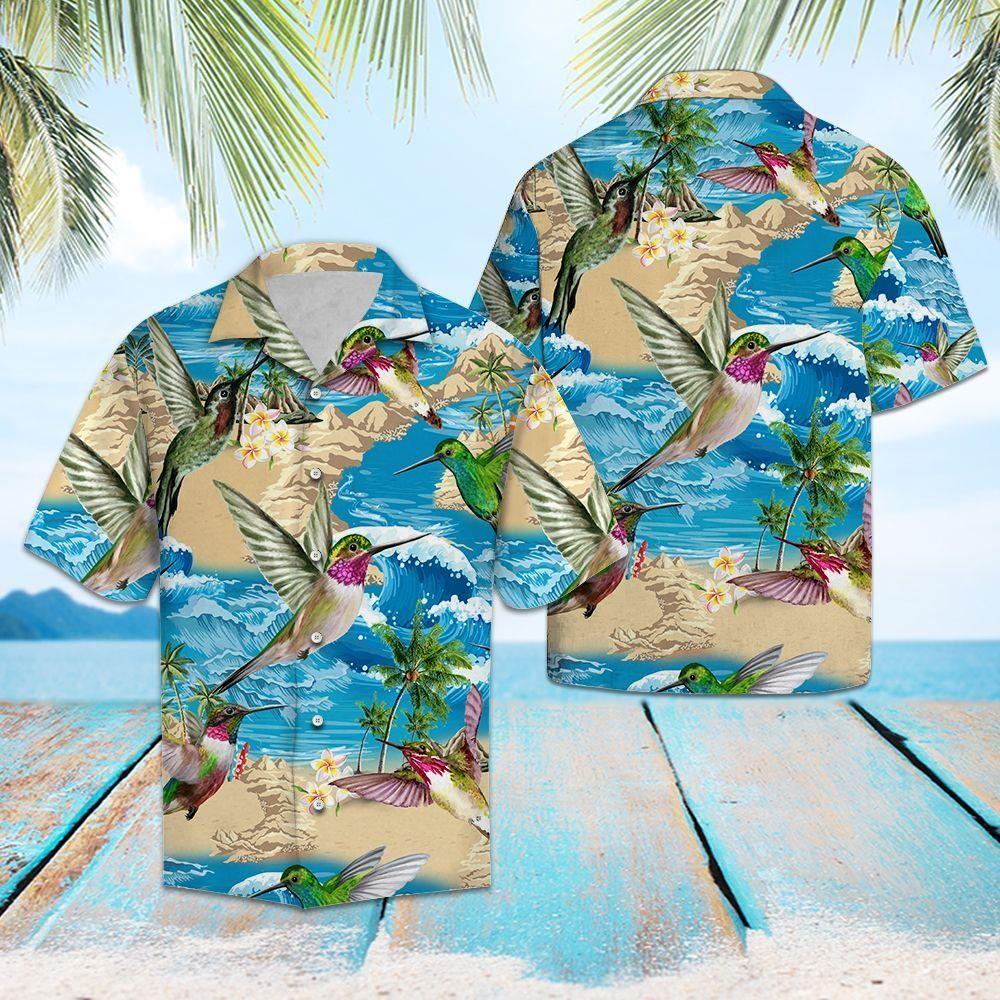 Hummingbird Hawaiian Shirt Pre12841