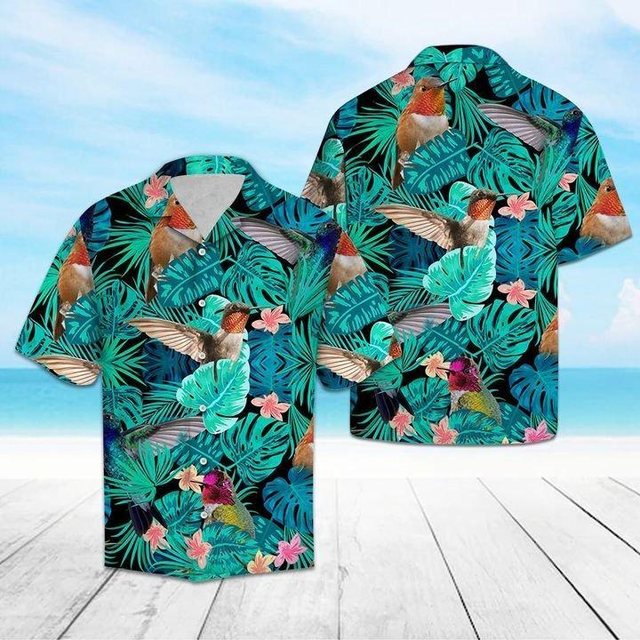 Hummingbird Hawaiian Shirt Pre12846