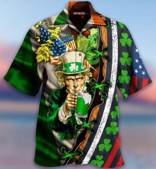 I Want You To Drink Beer Saint Patricks Day Hawaiian Shirt Pre12897