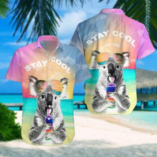Koala Stay Cool Hawaiian Shirt Pre11179