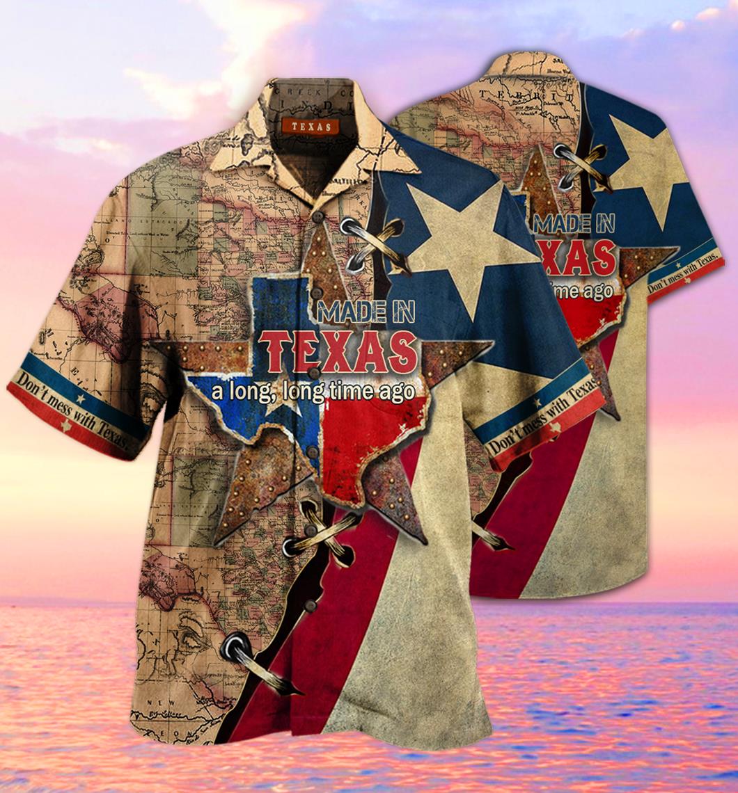 Made In Texas A Long Long Time Ago Hawaiian Shirt Pre12661