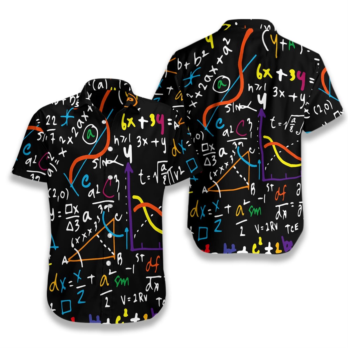 Math Teacher Seamless Hawaiian Shirt Pre10671
