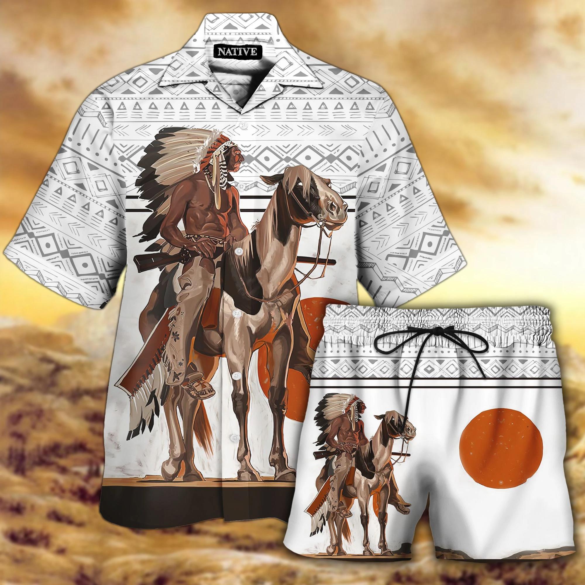 Native American Aloha Set Hawaiian Shirt Pre10219