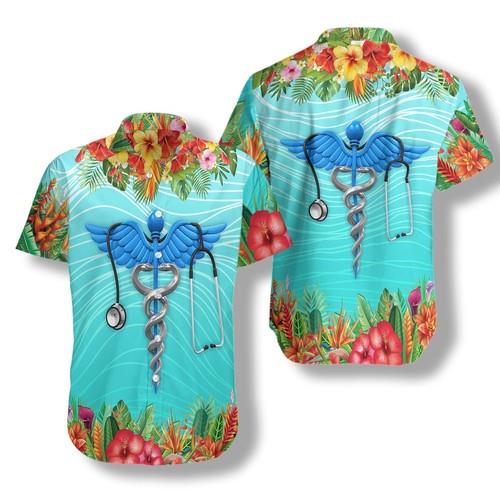 Nurse Hawaiian Shirt Pre10299