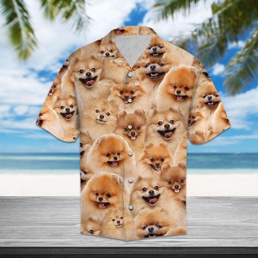 Pomeranian Hawaiian Shirt Pre10148