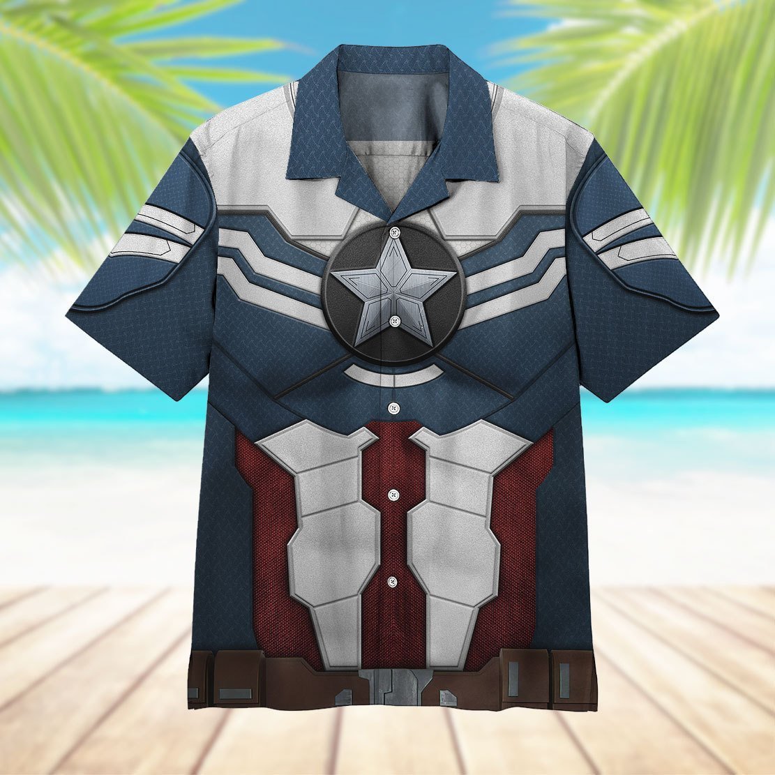 Sam Wilson Captain America Custom Hawaiian Shirt Pre11779