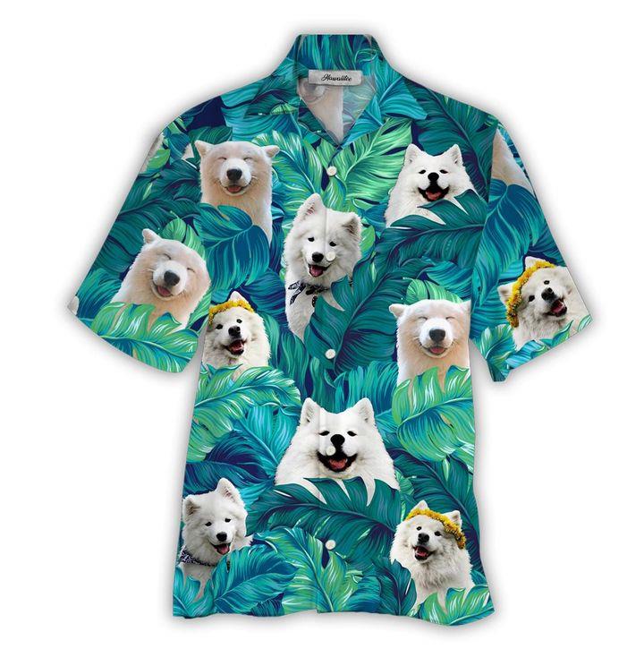 Samoyed Hawaiian Shirt Pre10243