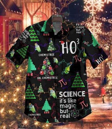 Science Its Like Magic But Real Unisex Hawaiian Shirt Pre12391