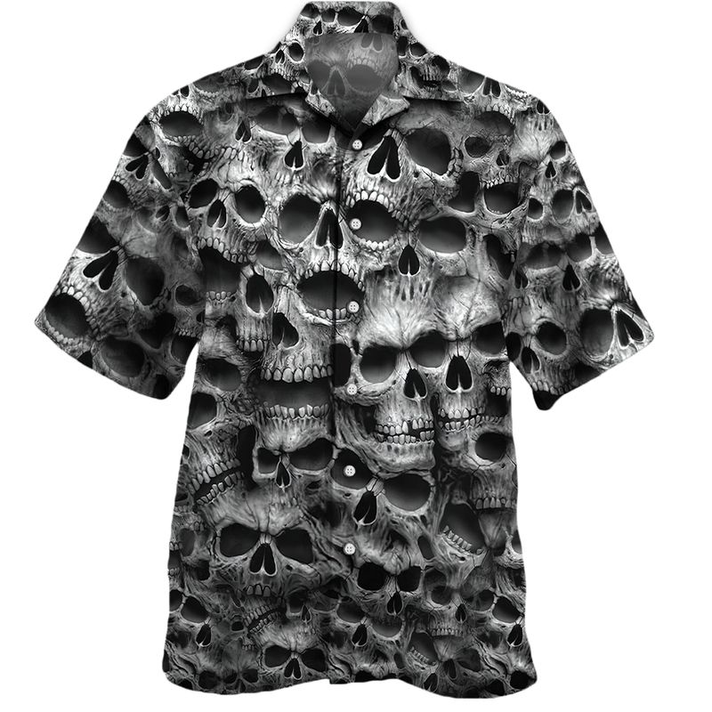 Skull Hawaiian Shirt Pre11154