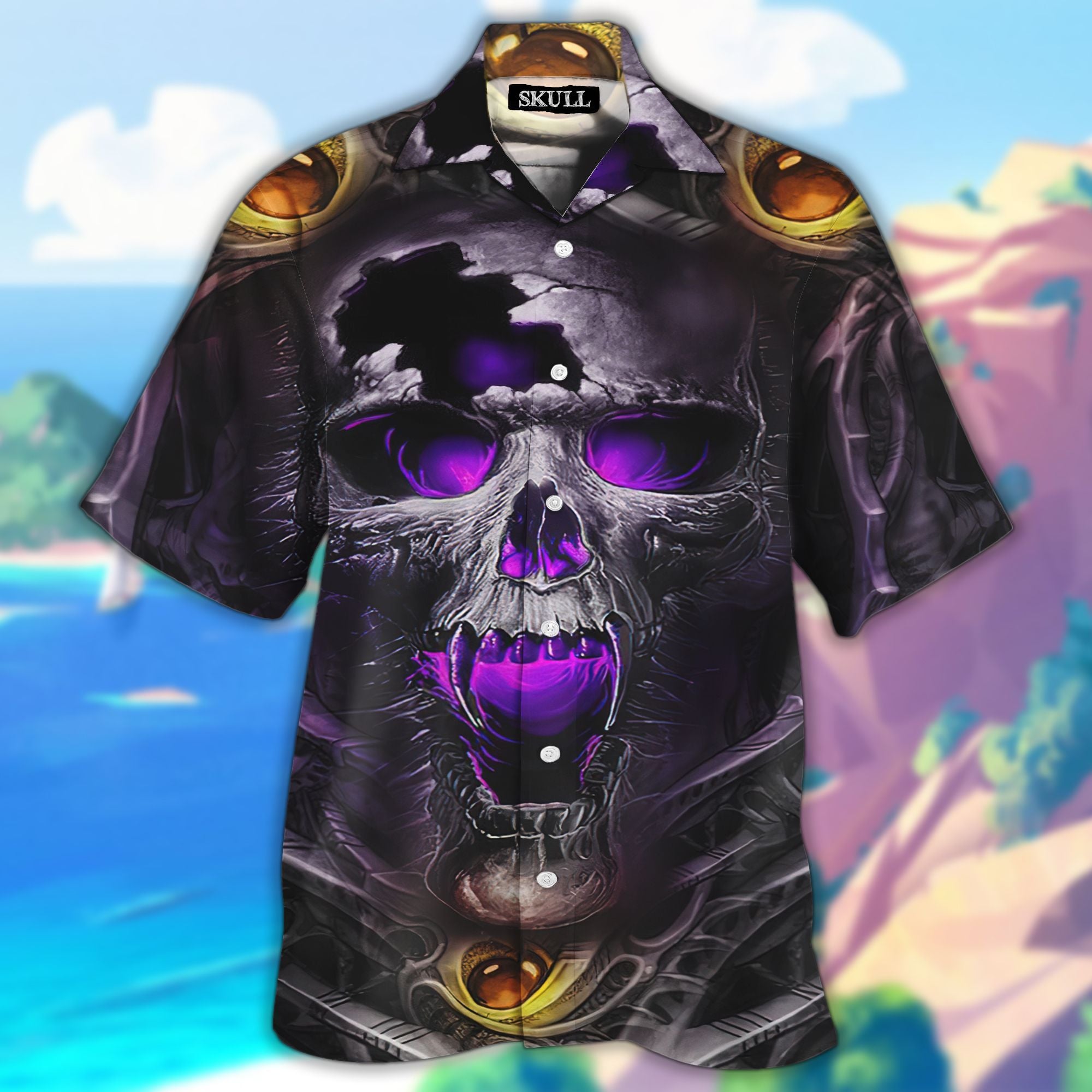 Skull Hawaiian Shirt Pre11351
