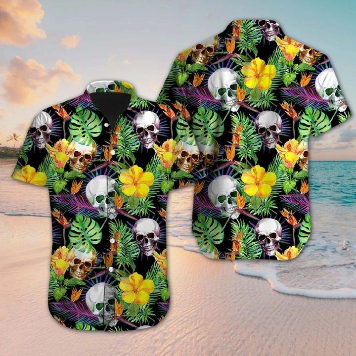 Skull Hawaiian Shirt Pre12342