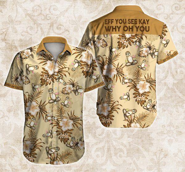 Sloth Hawaiian Shirt Pre12266
