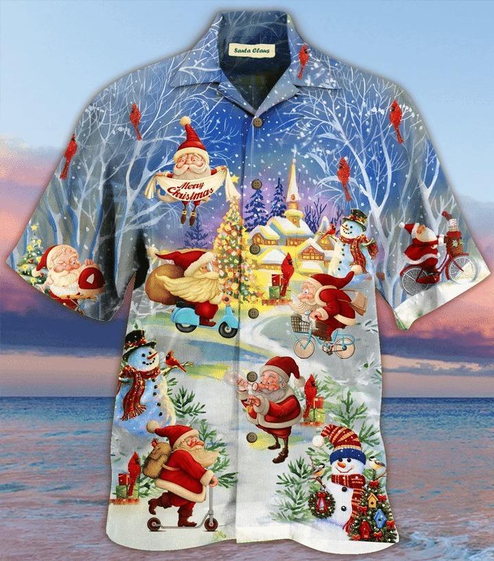 Stay Cool Santa Claus Hawaiian Shirt Pre11957 1 