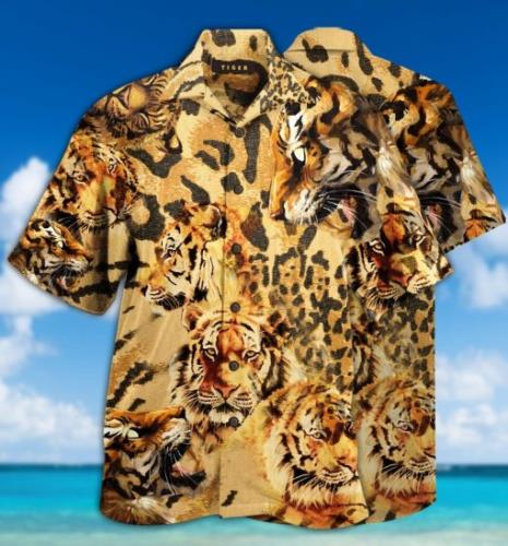 Stay Cool Tiger Hawaiian Shirt Pre12272