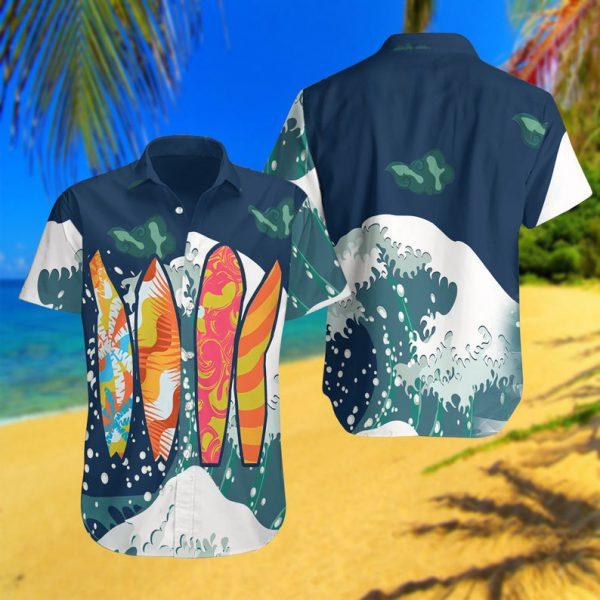 Surfing Hawaiian Shirt Pre11142