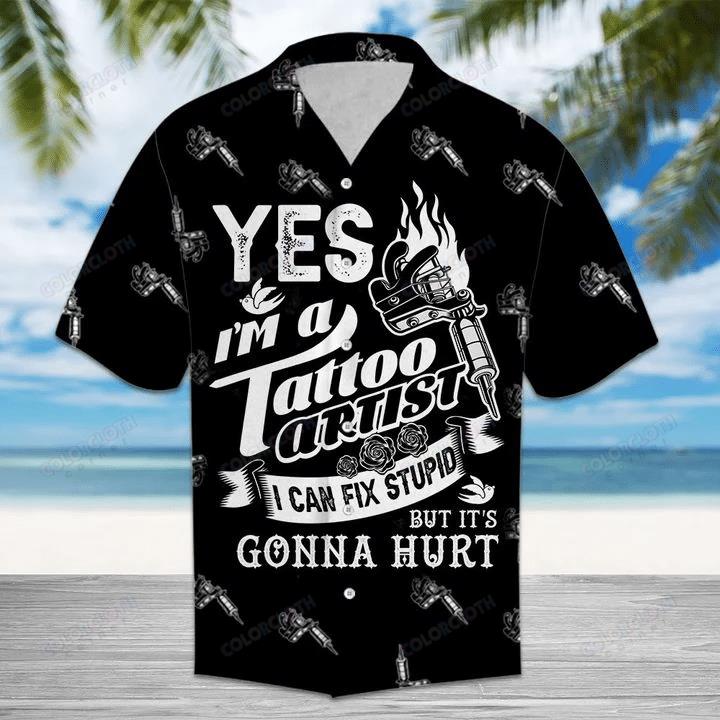 Tattoo Hawaiian Shirt Pre10794