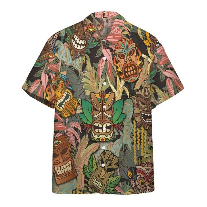 Tiki Head Awesome Hawaiian Shirt Pre12192
