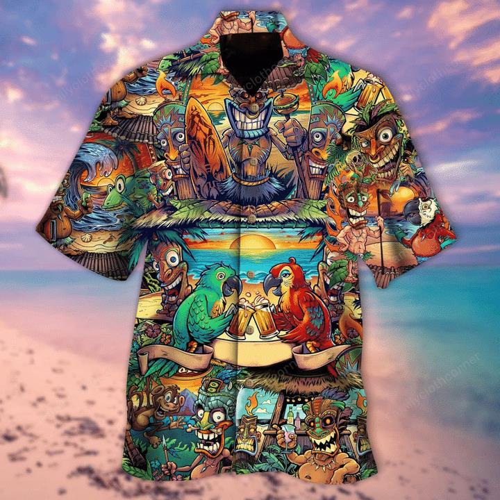 Tiki Vibes Hawaiian Shirt Pre11673