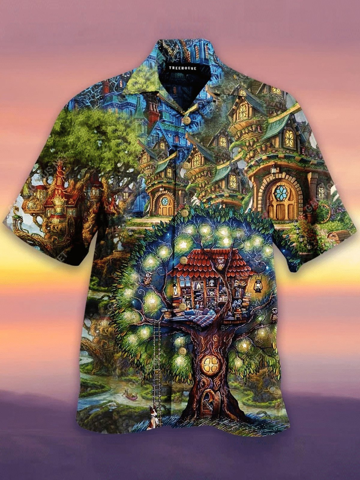 Tree House Hawaiian Shirt Pre12231