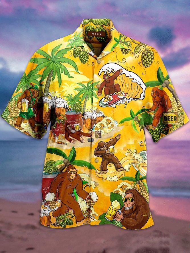 Tropical Monkey Hawaiian Shirt Pre12222