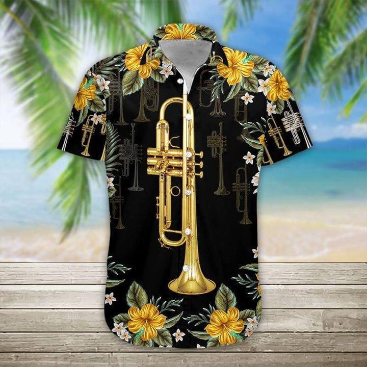 Trumpet Hawaiian Shirt Pre12159