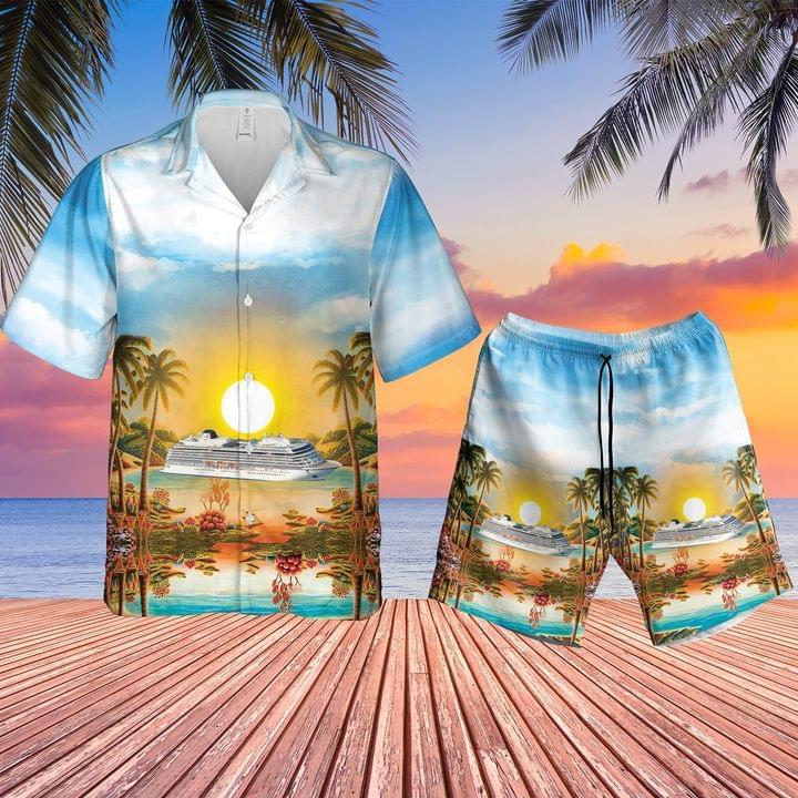 Us Cruise Ship Set Hawaiian Shirt Pre11058