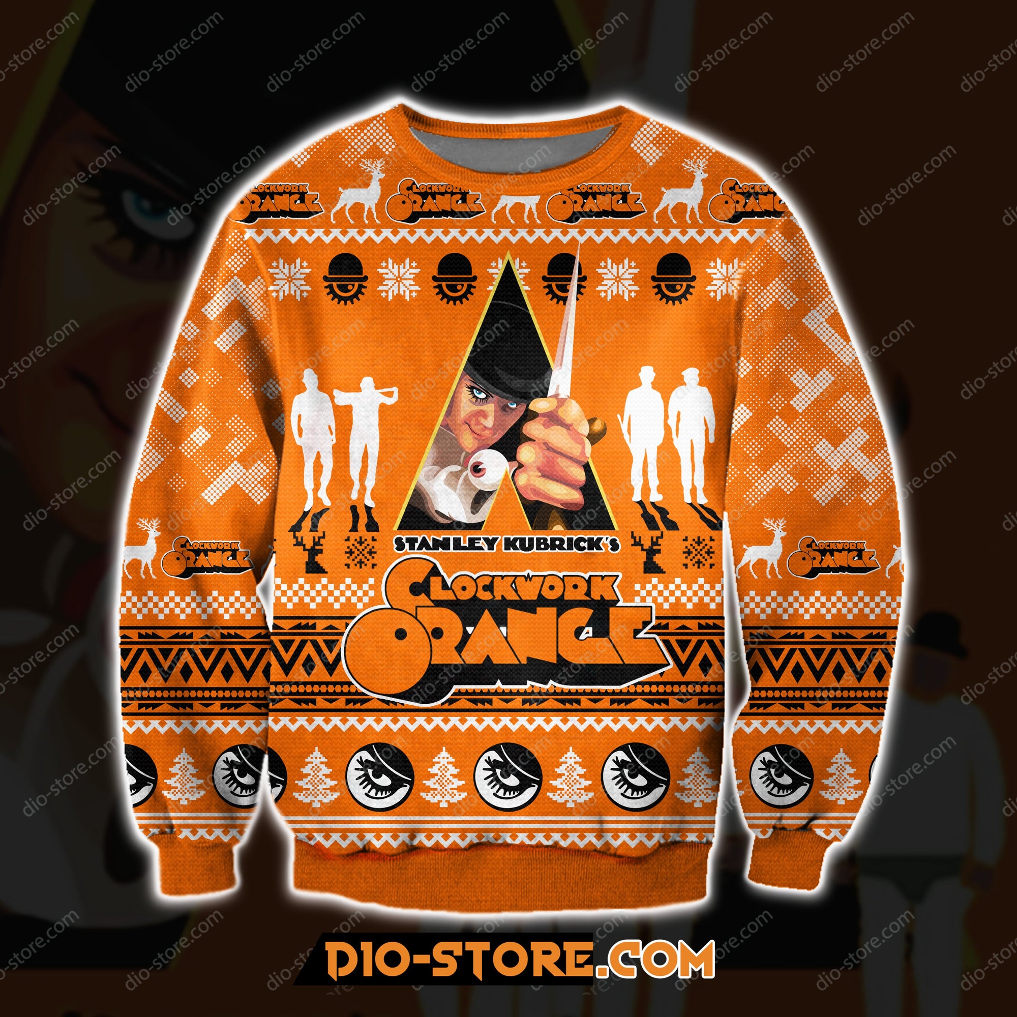 A Clockwork Orange 3D Print Ugly Christmas Sweatshirt Hoodie All Over Printed Cint10043