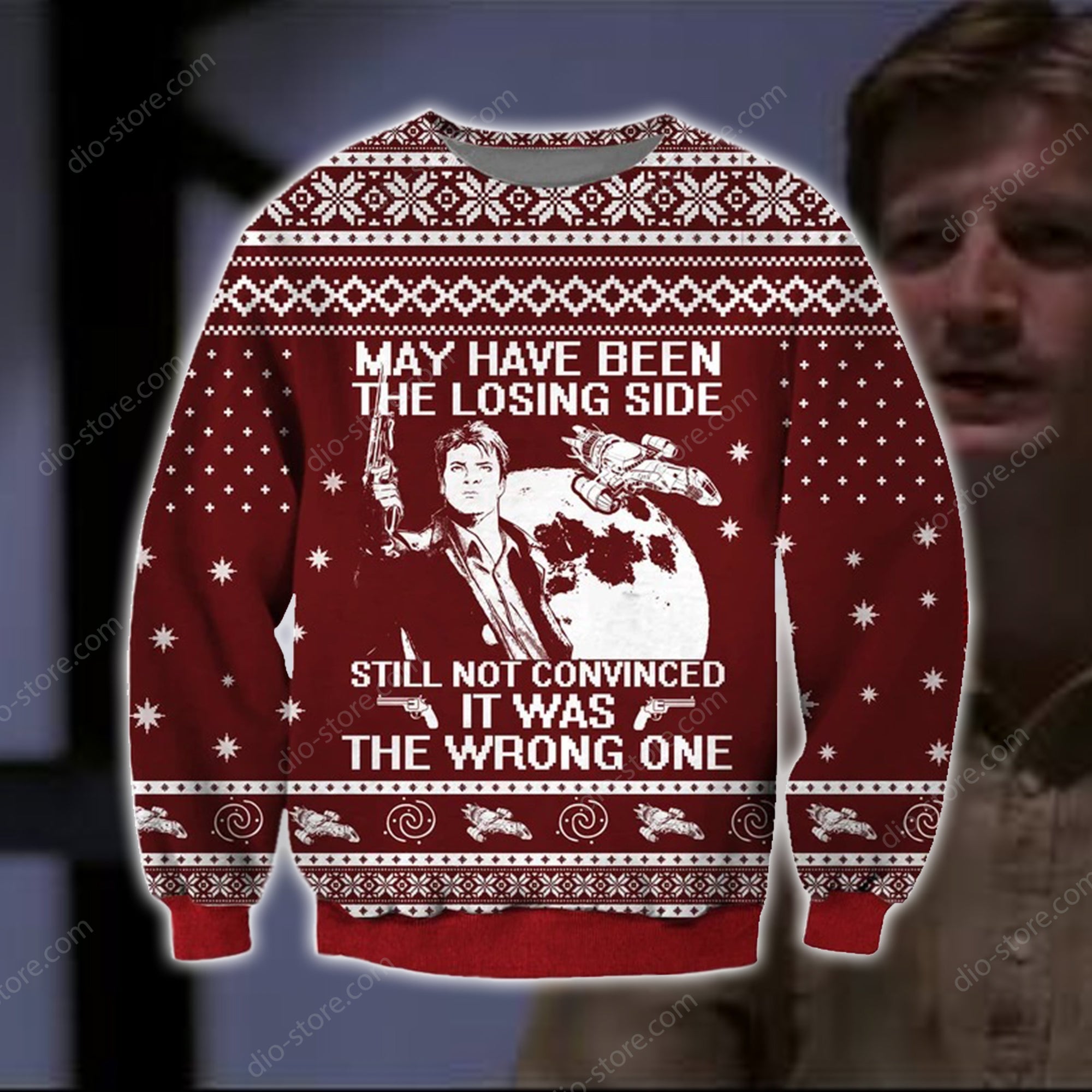 Firefly Knitting Pattern 3D Print Ugly Christmas Sweater Hoodie All Over Printed Cint10711