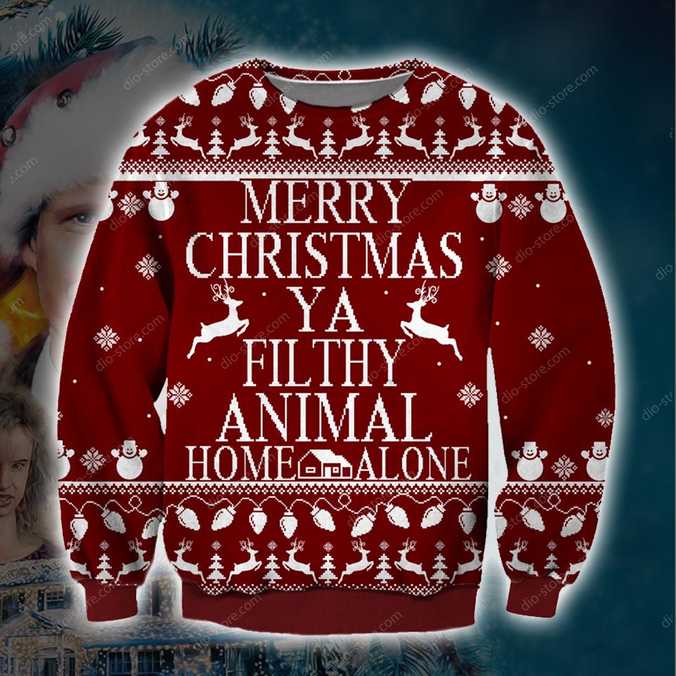 Lampoons Christmas Vacation Knitting Pattern 3D Print Ugly Christmas Sweater Hoodie All Over Printed Cint10703