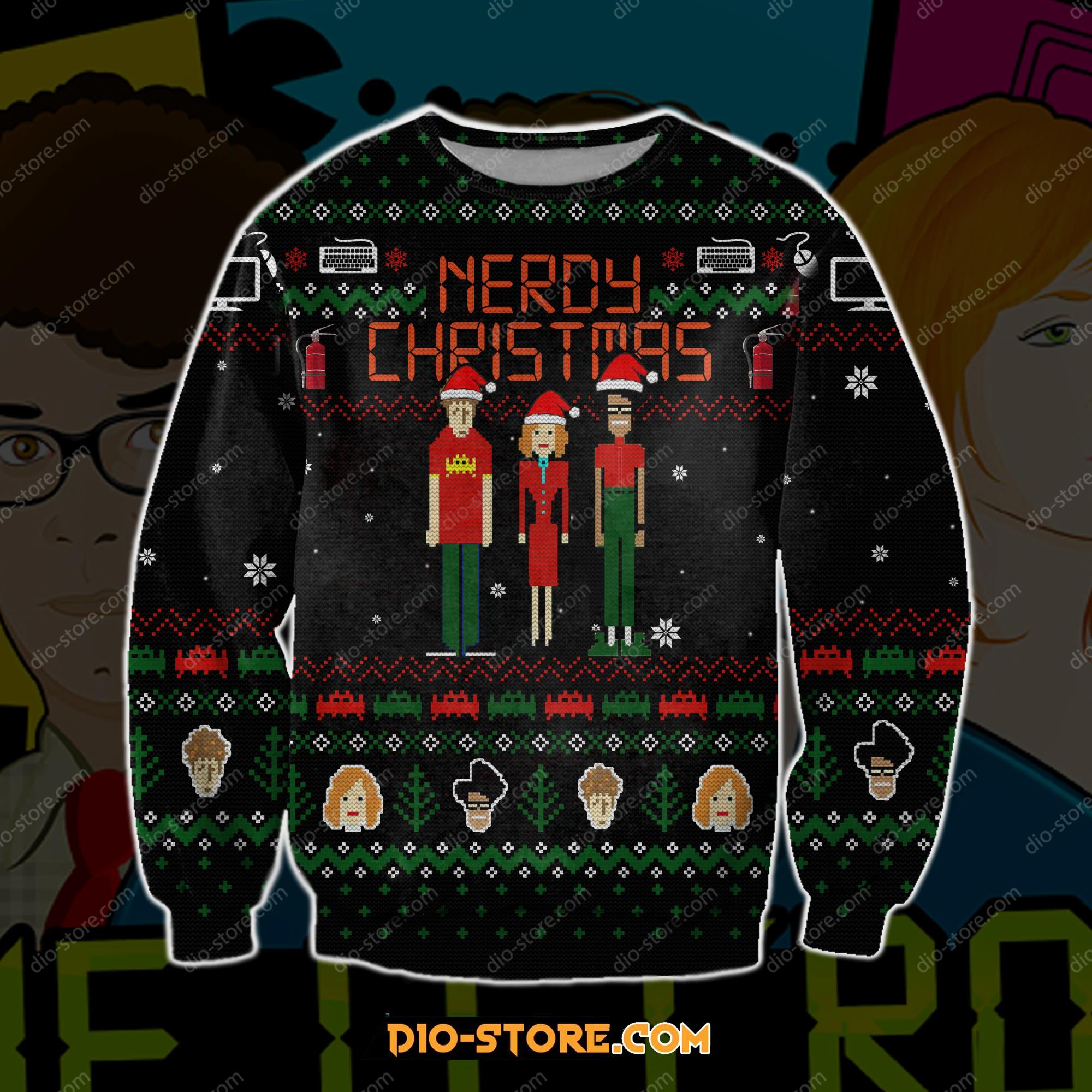 Let It Crowd 3D Print Ugly Christmas Sweatshirt Hoodie All Over Printed Cint10063