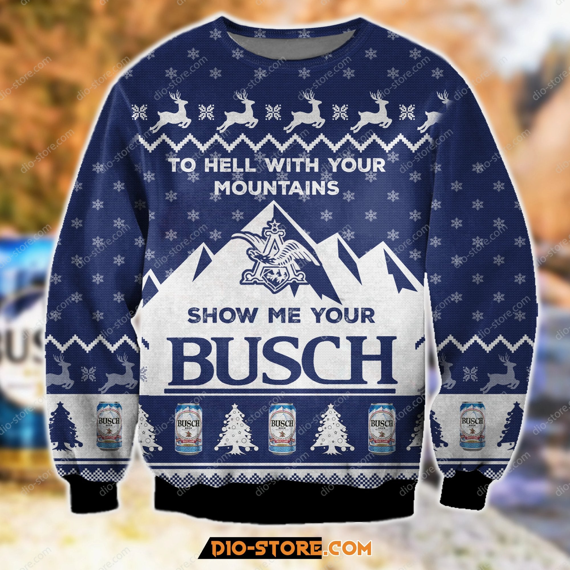 Show Me Your Busch Knitting Pattern 3D All Over Print Ugly Christmas Sweater Hoodie All Over Printed Cint10274