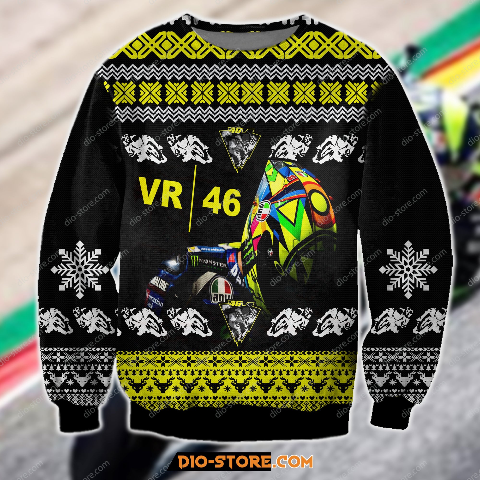 Sky Racing Vr46 3D Print Ugly Christmas Sweatshirt Hoodie All Over Printed Cint10080