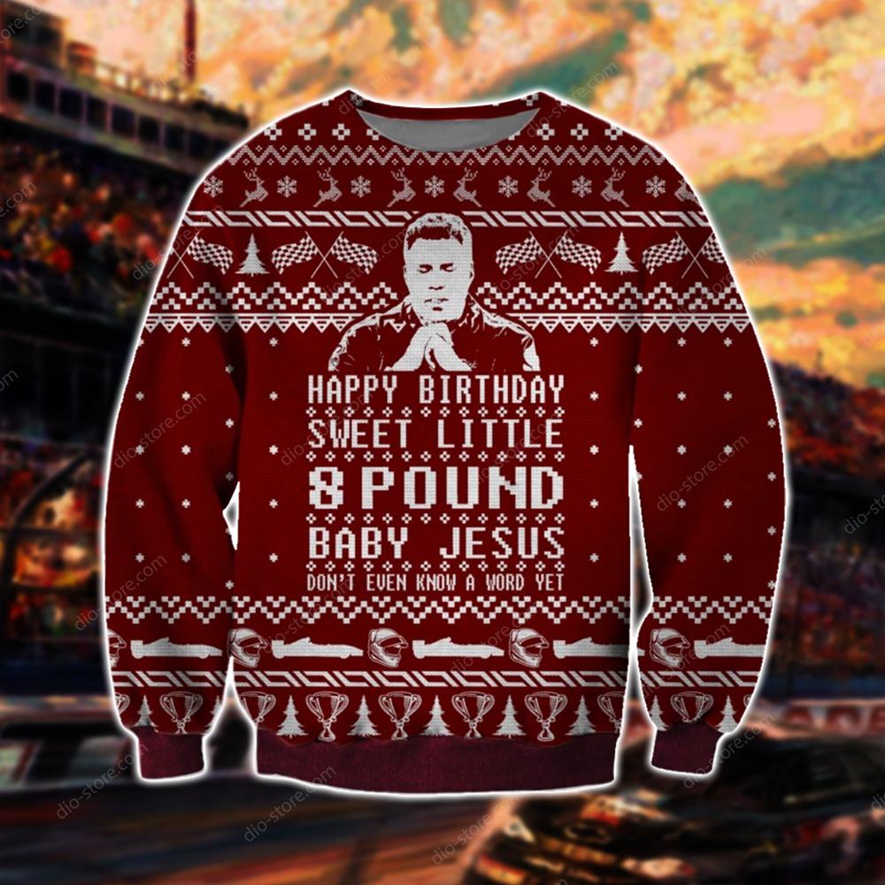Talladega Nights Knitting Pattern 3D Print Ugly Christmas Sweater Hoodie All Over Printed Cint10638