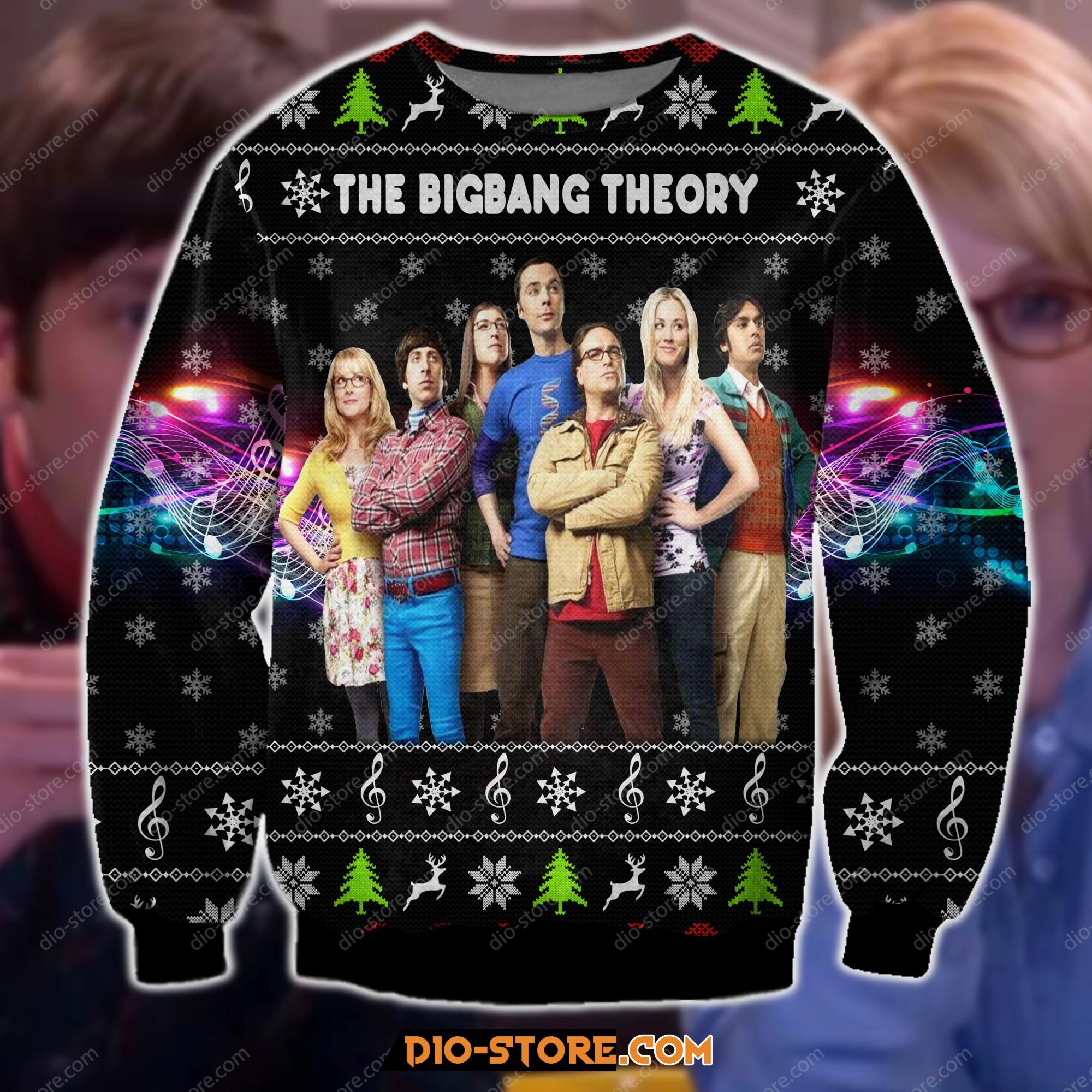 The Bigbang Theory 3D Print Ugly Christmas Sweater Hoodie All Over Printed Cint10170