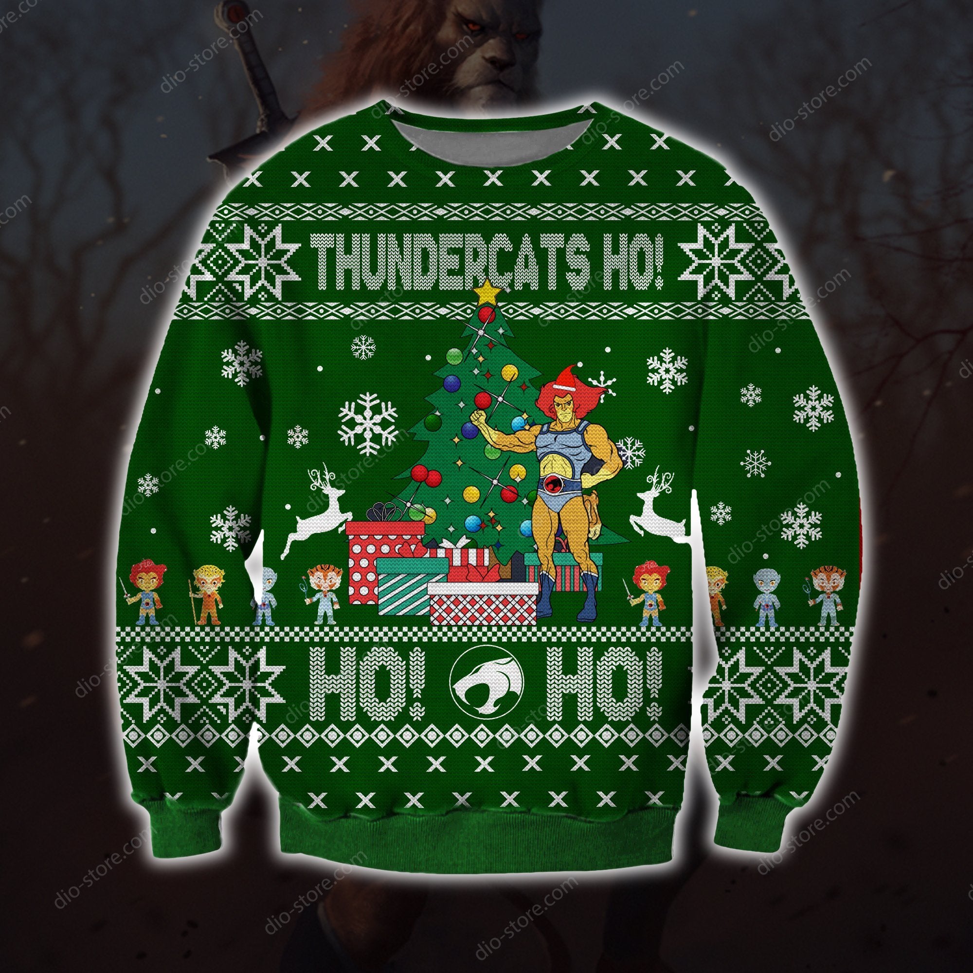 Thundercats Ho Knitting Pattern 3D Print Ugly Christmas Sweater Hoodie All Over Printed Cint10583