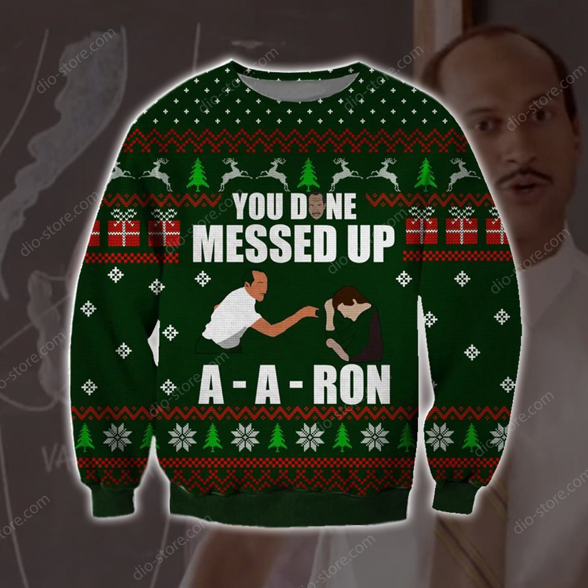 You Done Messed Up A Aron Knitting Pattern 3D Print Ugly Christmas Sweater Hoodie All Over Printed Cint10628
