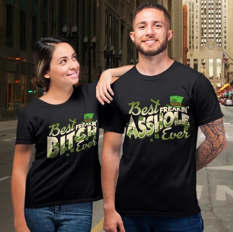 Best Asshole & Best Bitch Couples T shirts
