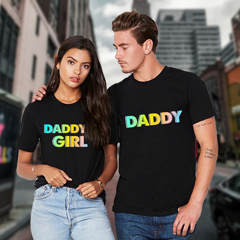 Daddy & Daddy?s Girl For Matching Couple T-Shirt