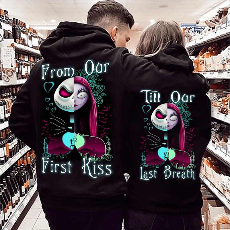 From Our First Kiss/ Till Our Last Breath Couples Hoodie