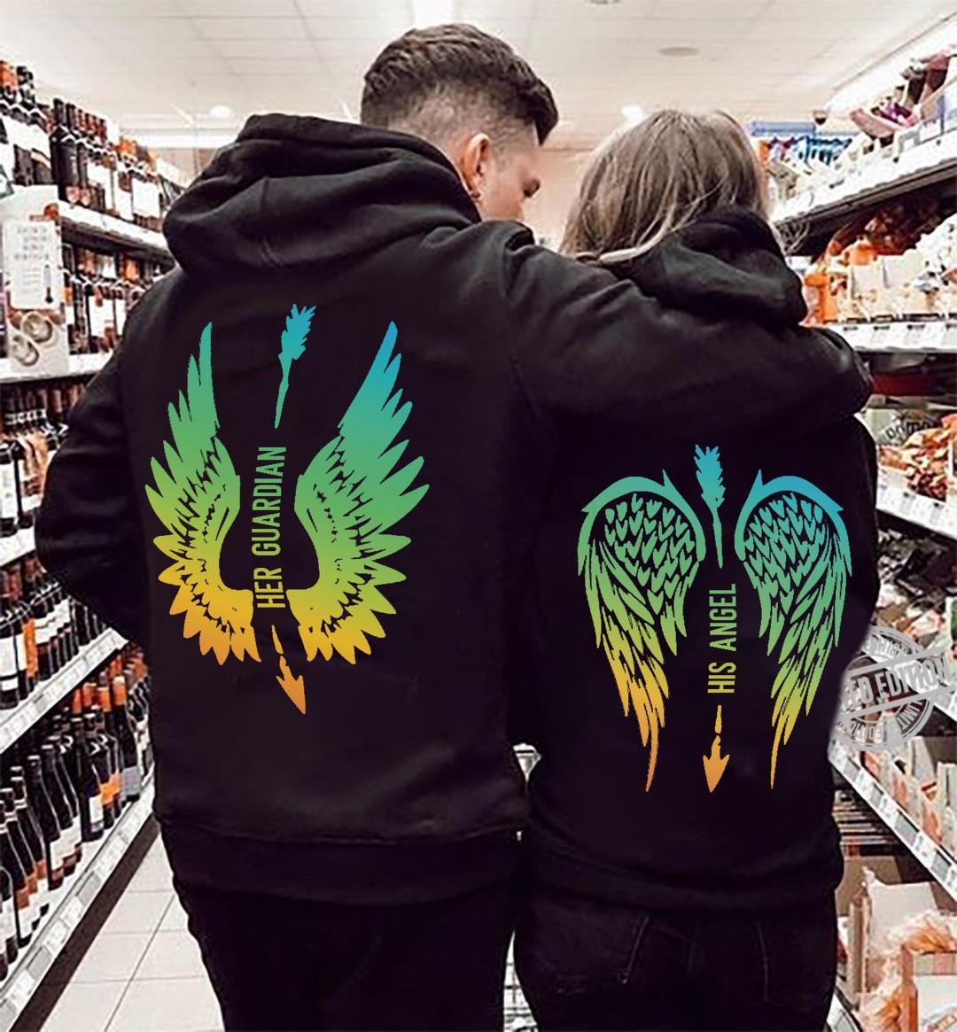 Her Guardian His Angle Matching Couple Hoodie